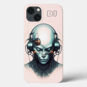 Cyborg Cyberpunk DJ Case-Mate iPhone Case