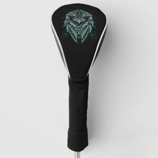 Cyborg Evolutie Golfheadcover (Voorkant)