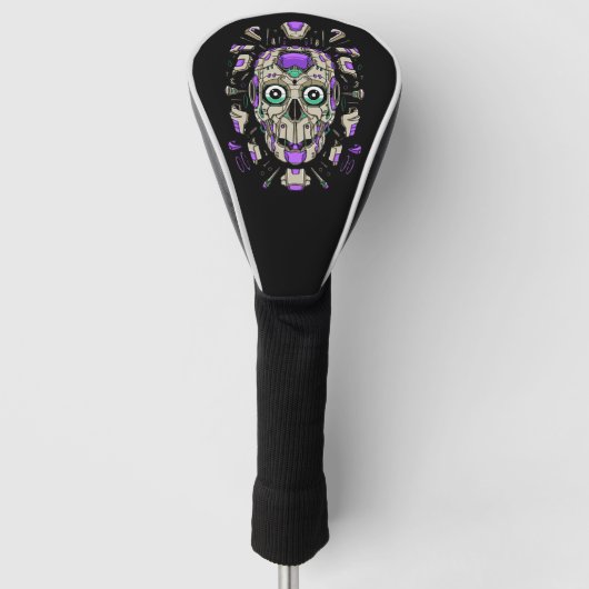 Cyborg Evolutie Golfheadcover (Voorkant)