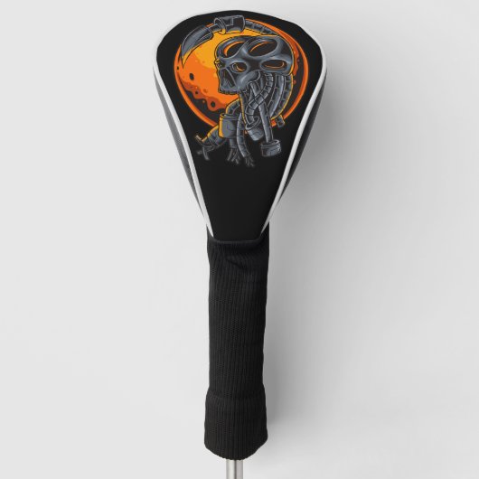 Cyborg Evolutie Golfheadcover (Voorkant)