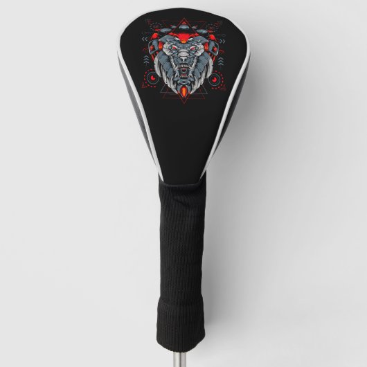 Cyborg Evolutie Golfheadcover (Voorkant)