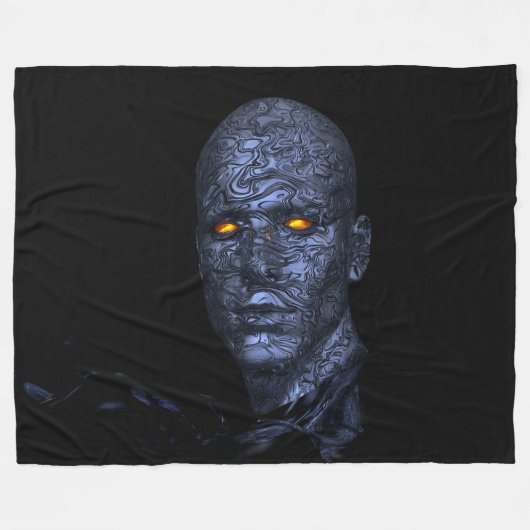 CYBORG FLEECE DEKEN (Voorkant (Horizontaal))