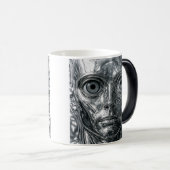 Cyborg Futurist Magische Mok (Voorkant rechts)