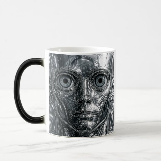 Cyborg Futurist Magische Mok (Links)