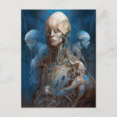 Cyborg Futuristic Science Fiction Briefkaart (Voorkant)