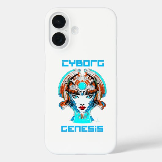 Cyborg Genesis Case-Mate iPhone Case (Achterkant)