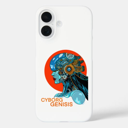 Cyborg Genesis: De Geboorte van Staal & Ziel Case-Mate iPhone Case (Achterkant)