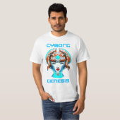 Cyborg Genesis: De Ontwaaking T-shirt (Voorkant volledig)