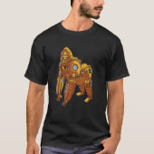 Cyborg gorilla monkey stempunk robotic t-shirt (Voorkant)