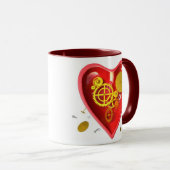 cyborg hart mok (Voorkant rechts)