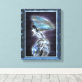 Cyborg Hathaway Canvas Afdruk (Insitu (Houten vloer))