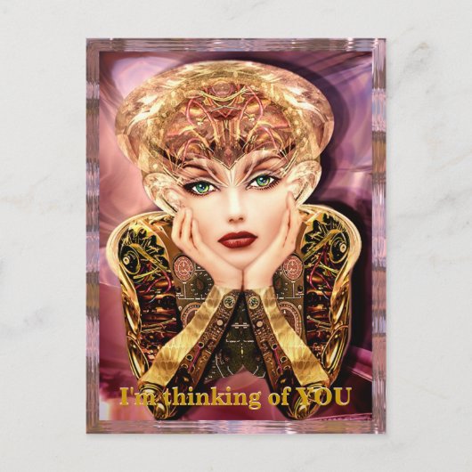 Cyborg Instalator  Briefkaart (Voorkant)