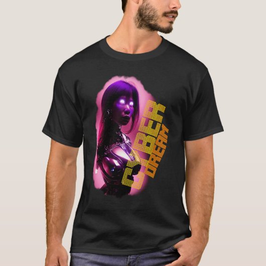 Cyborg Japanese woman T-shirt (Voorkant)
