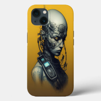 cyborg meisje cool tiener iPhone 13 hoesje