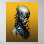cyborg meisje cool tiener poster (Voorkant)