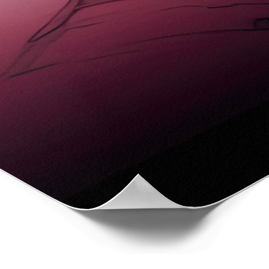 cyborg meisje cool tiener poster (Hoek)