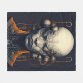 Cyborg Meisje Dreamer Tiener Fleece Deken (Voorkant (Horizontaal))