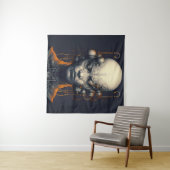 Cyborg Meisje Dreamer Tiener Wandkleed (In Situ (horizontaal))