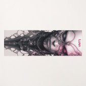 Cyborg Meisje Fantastische kunstzinnige Yogamat (Voorkant (horizontaal))