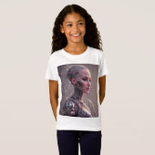Cyborg met veel circuits t-shirt (Voorkant volledig)