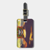 Cyborg Mona Lisa Bagage Label (Voorkant verticaal)