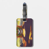 Cyborg Mona Lisa Bagage Label (Achterkant verticaal)