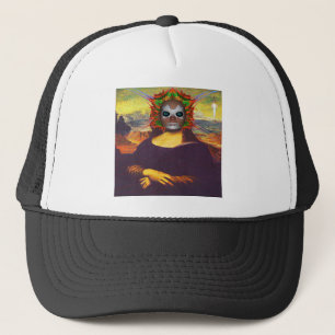 Cyborg Mona Lisa Trucker Pet