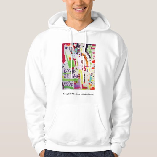 Cyborg Mutant Gentleman Hoodie (Voorkant)