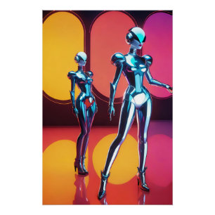 Cyborg Party Girls III Perfect Poster