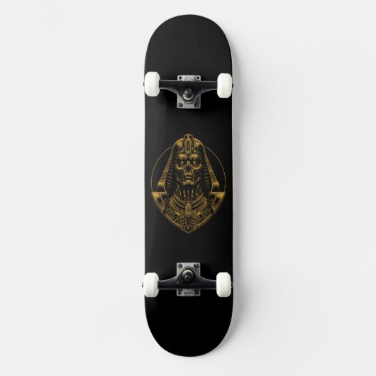 Cyborg Pharaoh Persoonlijk Skateboard (Voorkant)