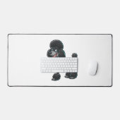 Cyborg Poodle Robot Vredesbord Bureaumat (Keyboard & Muis)