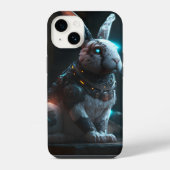 Cyborg Rabbit iPhone Hoesje (Achterkant)