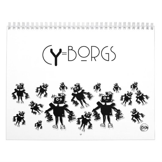 Cyborg Robot Kalender (Hoes)