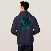 CYBORG ROBOTIC HEAD HOODIE (Achterkant volledig)