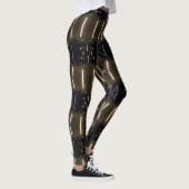 Cyborg Robotic STEM Geeky Robot Cyborgs Leggings (Rechts)
