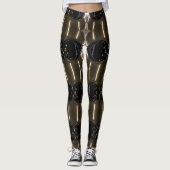Cyborg Robotic STEM Geeky Robot Cyborgs Leggings (Voorkant)