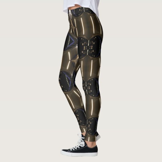 Cyborg Robotic STEM Geeky Robot Cyborgs Leggings (Links)