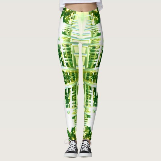 Cyborg Robotics Robots Futuristic Sci Fi Leggings (Voorkant)