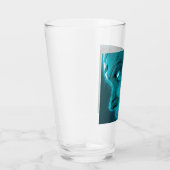 CYBORG ROBOTISCHE KOP Bier Glas (Rechts)