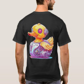 Cyborg Rubber Duck voor & achter T-shirt (Achterkant)