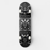 Cyborg Samurai Persoonlijk Skateboard (Voorkant)