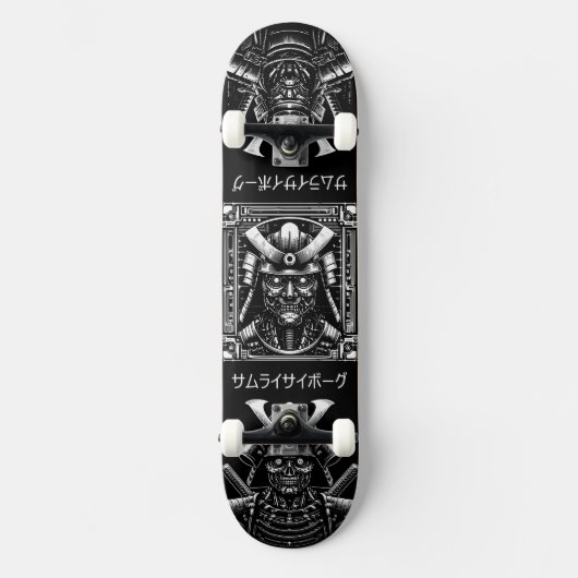 Cyborg Samurai Persoonlijk Skateboard (Voorkant)