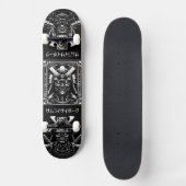 Cyborg Samurai Persoonlijk Skateboard (Voorkant)