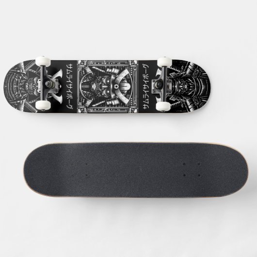Cyborg Samurai Persoonlijk Skateboard (Horizontaal)