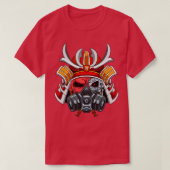 Cyborg Samurai Warrior Bushido Cyber esthetisch T-shirt (Design voorkant)