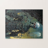 Cyborg Skeleton Futuristic Science Fiction Legpuzzel (Horizontaal)