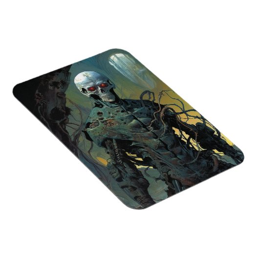 Cyborg Skeleton Futuristic Science Fiction Magneet (Rechterzijde)