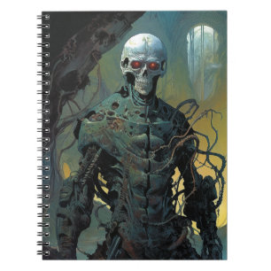 Cyborg Skeleton Futuristic Science Fiction Notitieboek