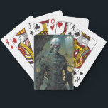 Cyborg Skeleton Futuristic Science Fiction Pokerkaarten<br><div class="desc">Fantasy art producten van The Lunarium.</div>