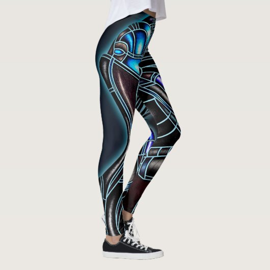 Cyborg Skeleton Leggings (Rechts)